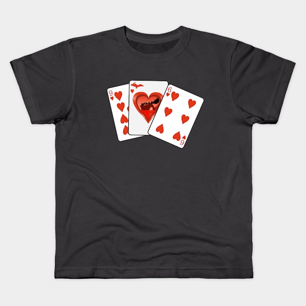 906 Hearts Lovers Leap Kids T-Shirt by Bruce Brotherton